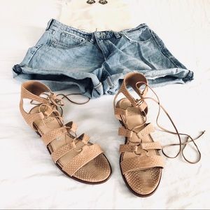 Nude sandals